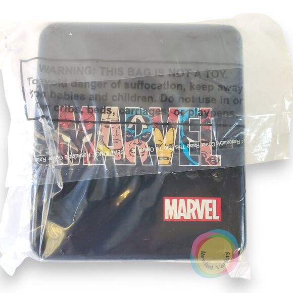 RGA Leatherworks Captain America LEATHER Wallet & Collectible Tin Set NEW Sealed - Picture 2 of 9